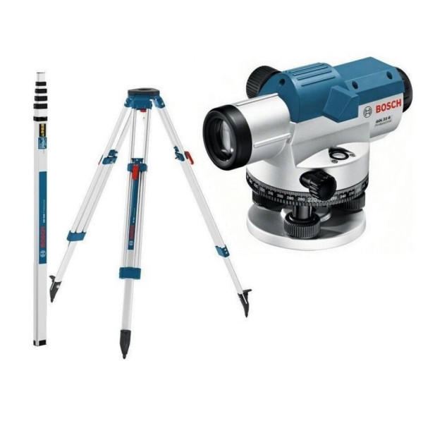 BOSCH GOL 26 D Professional SET - комплект: нівелір + штатив + рейка
