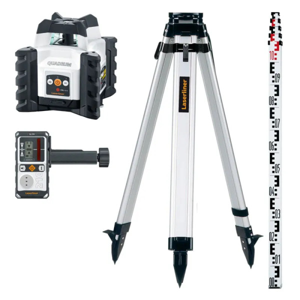 LASERLINER Quadrum Compact G 210S SET - комплект лазерного нівеліра ротаційного