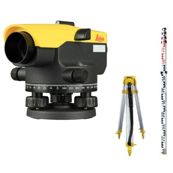 LEICA NA320 SET - комплект: нивелир + штатив + рейка