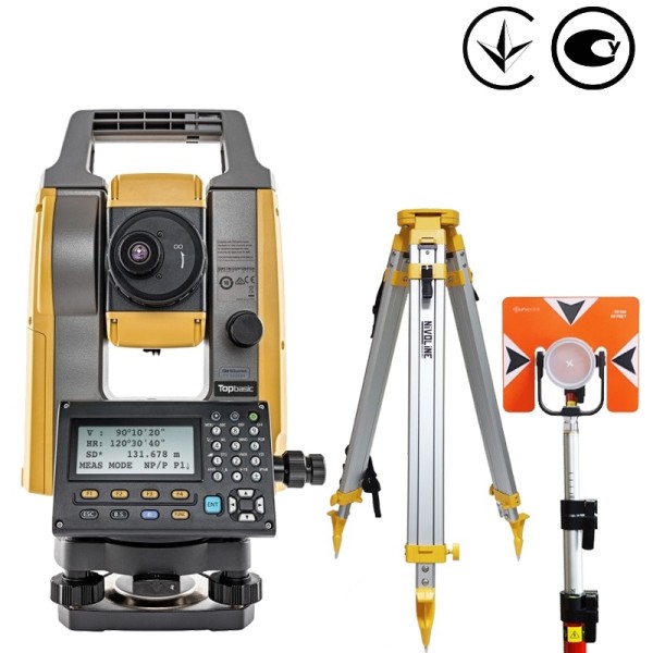 TOPCON GM-55 SET2 - комплект тахеометра для топографії, 5"