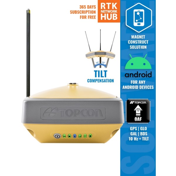 TOPCON HIPER VR SET - gnss / gps комплект для роботи в RTK