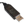 Кабель перетворювач підвищуючий з USB 5V на 12V DC 5,5x2,1 1 метр для живлення роутера від павербанку Кабель перетворювач підвищуючий з USB 5V на 12V DC 5,5x2,1 1 метр для живлення роутера від павербанку