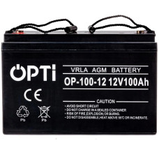Акумулятор VOLT OPTI 12В/100 Аг VRLA (1200 Вт*год), батарея глибокого циклу, AGM (кислотно-лужний)