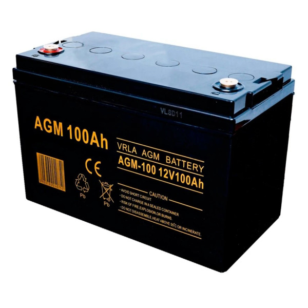 Акумулятор VOLT POLSKA AGM 12В 100 Aг (1200 Вт/год), VRLA