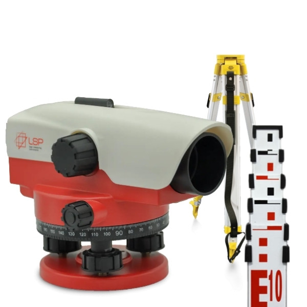 LSP LX-32 L SET - комплект: нівелір + штатив + рейка