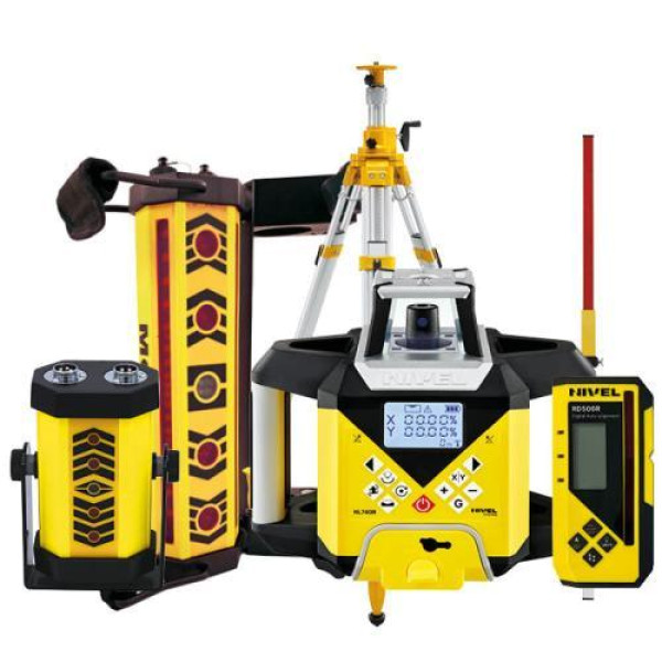 NIVEL SYSTEM NL720R DIGITAL + MC-1D + SJJ32 + LS-24 - система нівелювання для будівельної техніки