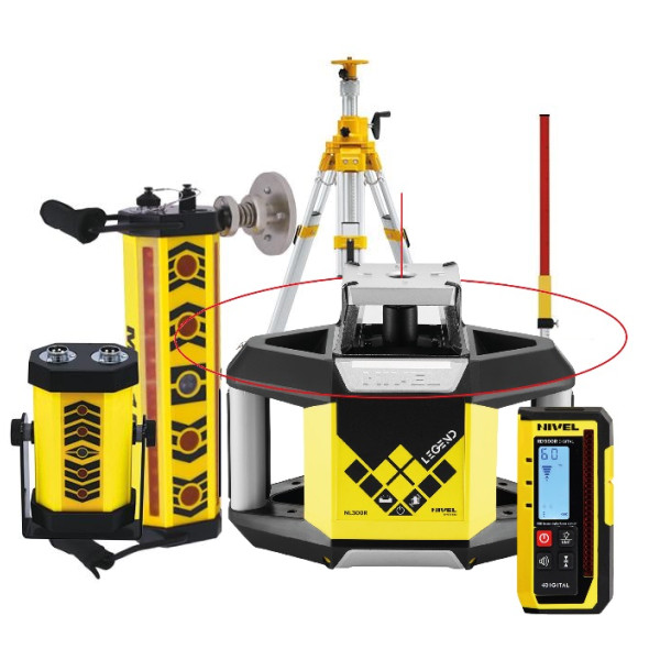 NIVEL SYSTEM NL300R DIGITAL + MC-1D + SJJ32 + LS-24 - система нівелювання для будівельної техніки