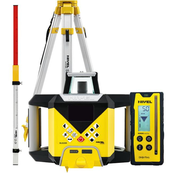 NIVEL SYSTEM NL620R DIGITAL SET - комплект лазерного ротаційного нівеліра