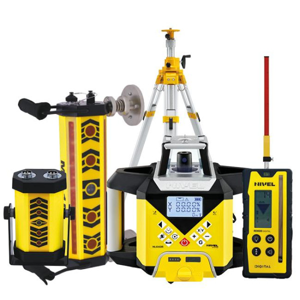 NIVEL SYSTEM NL640R DIGITAL + MC-1D + SJJ32 + LS-24 - система нівелювання для будівельної техніки