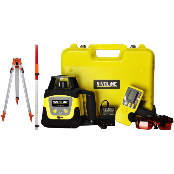 NIVOLINE FRE207A HG SET - комплект нівеліра лазерного ротаційного (зелений промінь)