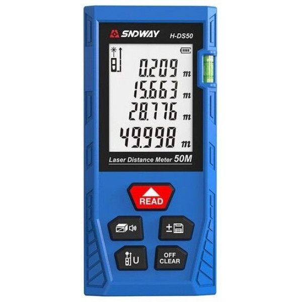 SNDWAY H-DS50 - лазерна рулетка (далекомір) 50 м
