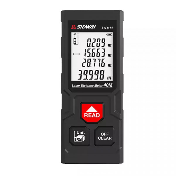 SNDWAY SW-MT4 - лазерная рулетка (дальномер) 40 м